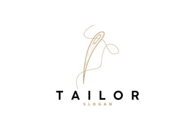 Tailor Logo Needle and Thread Vector V6