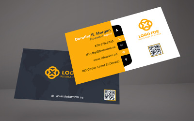 Modern Gradient Business Card PSD – Vibrant Design for Creative Agencies &amp;amp; Designers