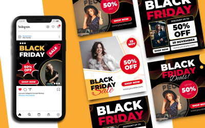 Black Friday Instagram-Post-Vorlage 7