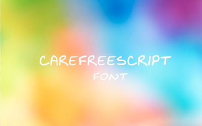 Carefree Script font-016-24