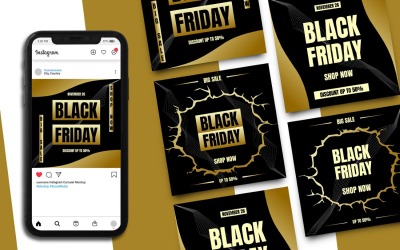 Black Friday Instagram-Post-Vorlage 56