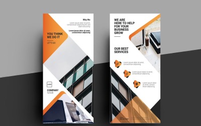 Business Rack Card Template. Psd