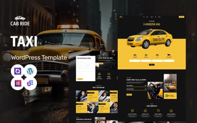 Cab Ride - 出租车服务和城市交通 WordPress Elementor 主题