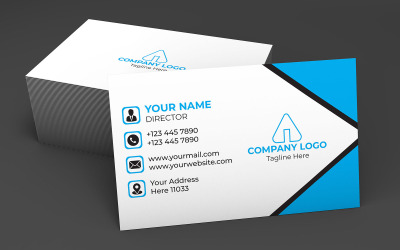 Corporate Business Card Template (New Design)