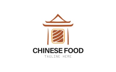 Logo del cibo cinese per tutti i ristoranti