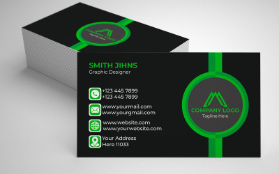 Professional Visiting Card Template (07-Design)