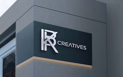 Conception de logo KRB créative et minimaliste