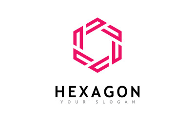 Creative Hexagon logo vector design 11