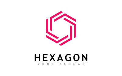 Creative Hexagon logo vector design 12