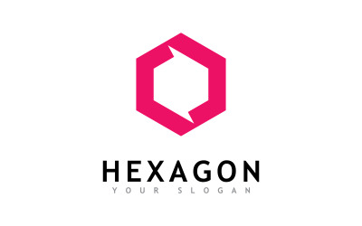 Creative Hexagon logo vector design 6