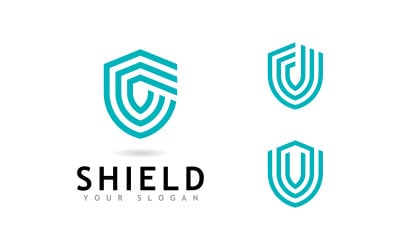 Shield logo icon design template 13