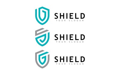 Shield logo icon design template 16
