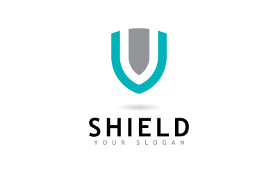 Shield logo icon design template 4