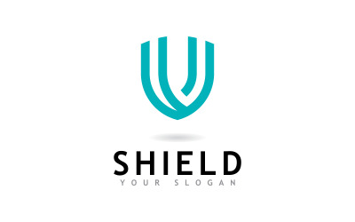 Shield logo icon design template 6