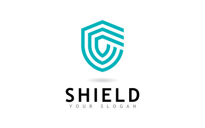 Shield logo icon design template 9