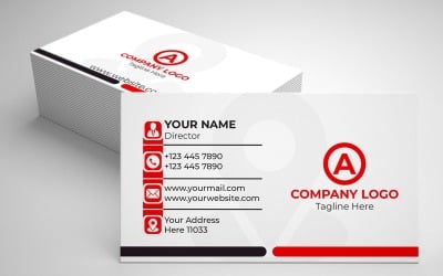 Unique Business Card Template (New Design)