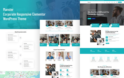 Manster - Corporate Responsive Elementor WordPress Téma