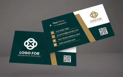 Corporate Business Card Template PSD – Clean Design for Professionals