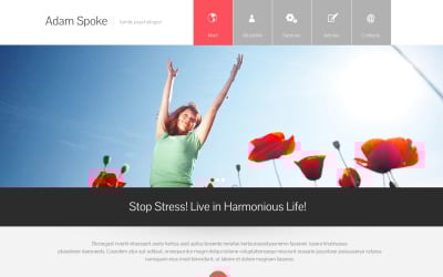 Modelo de site responsivo para psicólogo