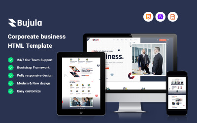Bujula - Modèle de site Web d&amp;#39;entreprise