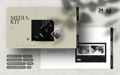 Media Kit Template (InDesign)
