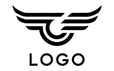 Un diseño de logotipo moderno con una letra G estilizada