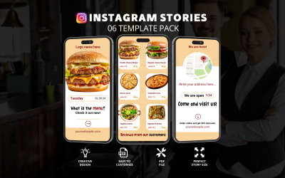 Plantillas elegantes para historias de Instagram: 6 diseños editables en Canva