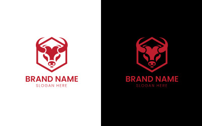 Bull Horn hexagon security logo-11-469