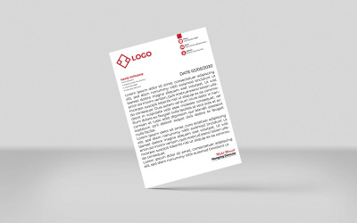 Briefkopf, Einzigartiger Briefkopf, neues Design