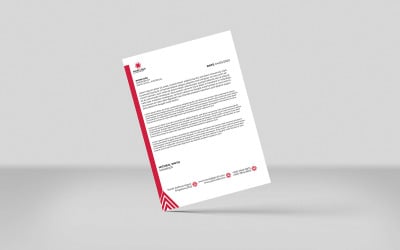 Company Letterhead Design Templates Design