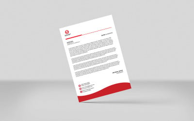 Corporate Letterhead Minimalist Design