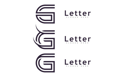 G letter logo icon illustraion 16