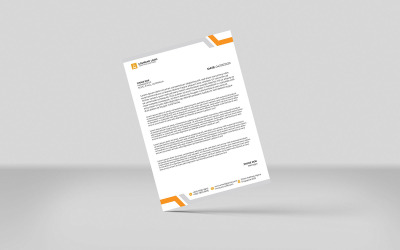 Membrete minimalista para empresa, nuevo diseño de membrete