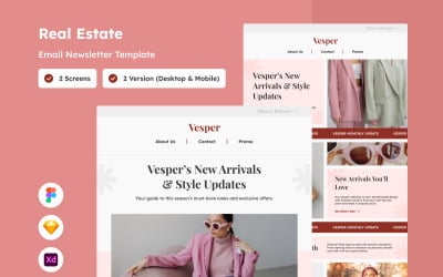Vesper - E-Mail-Newsletter zu Modeprodukten