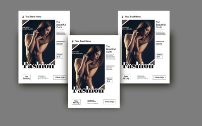 Black and White Urban Style Fashion Flyer
