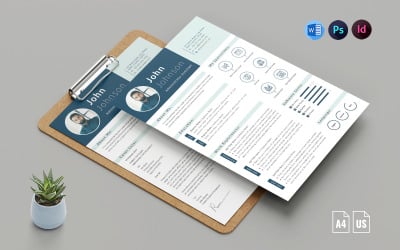 Clean Professional Resume  Template