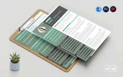Clean Resume Template - Curriculum Vitae - CV