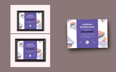 Colorful Certificate Design
