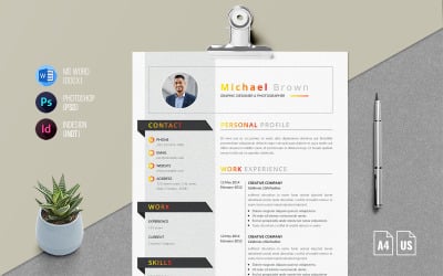 CV profesional - Plantilla de currículum