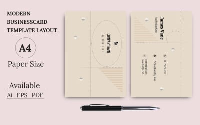Fair and Clean Business Card Layout