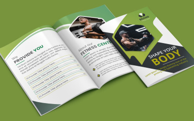 Professionelles Design-Muster für ein Fitnessstudio