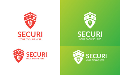 Creative Security House Home Logo