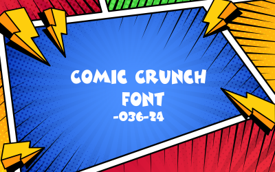 Czcionka Comic Crunch-unikalna-036-24