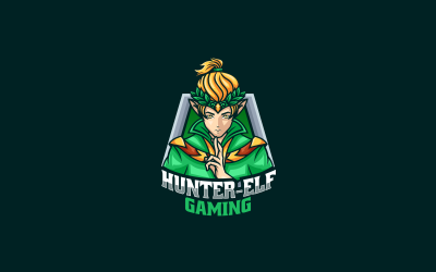 Hunter Elf E-Sport i logo sportowe
