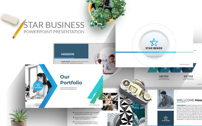 Modello di presentazione PowerPoint del piano aziendale con file di personalizzazione