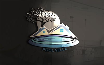 Pool Vella Logo Templates