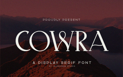 Cowra - Carattere Serif Display