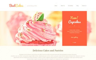 Cute Sweet Shop WordPress Teması
