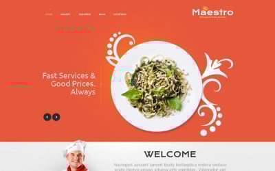 Goed restaurant WordPress-thema