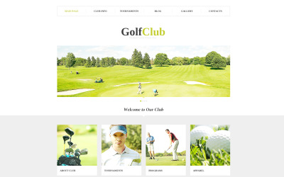"Golf Club WordPress Theme" thème WordPress adaptatif #46546